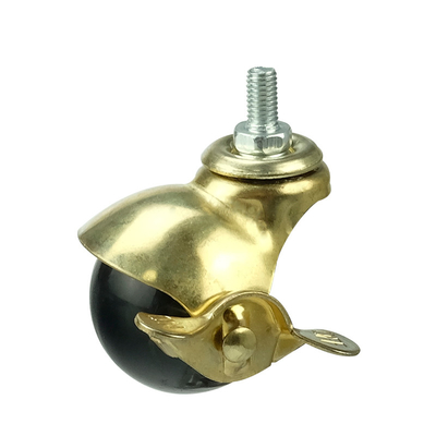 Eco Friendly White Ball Casters For Easy Maneuvering Of Furniture And Small Cabinets