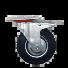 Bearing Type Ball Bearing Medium Duty Casters 4 Inch Wheel Width Gray Wheel Color