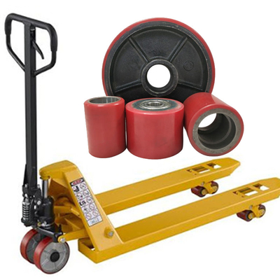 Ball Bearing Polyurethane Casters with Total Lock Brake and Hollow Core Wheels