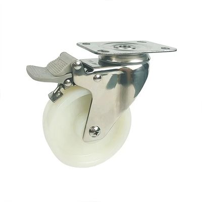 Roda Tugas Berat Inti Padat Amerika / Roda Untuk Furnitur Kapasitas Beban 120-250KG Bantalan Bola