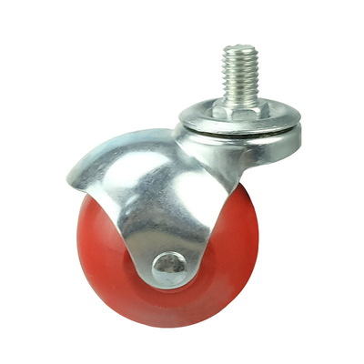 Eco Friendly White Ball Casters For Easy Maneuvering Of Furniture And Small Cabinets