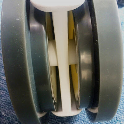 194mm tinggi roda putar pu roda putar inti berongga kelas industri untuk kendaraan berat peralatan dan mesin