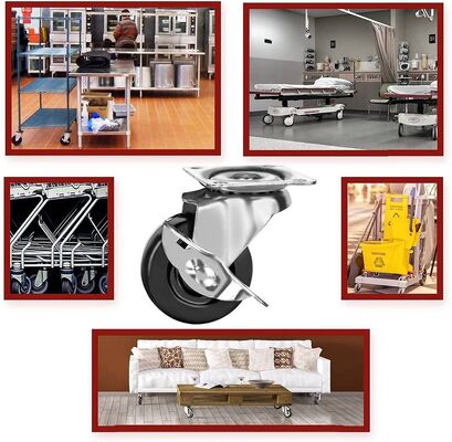 Rocker roda inti padat yang dirancang untuk kompatibilitas furnitur yang memberikan kinerja yang tahan lama dan mudah manuver