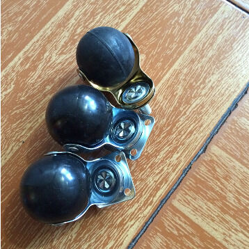 Bahan Roda PA Roda Nylon Set 4 65mm Roda Nylon awet Ideal untuk gerobak industri dan aplikasi tugas berat
